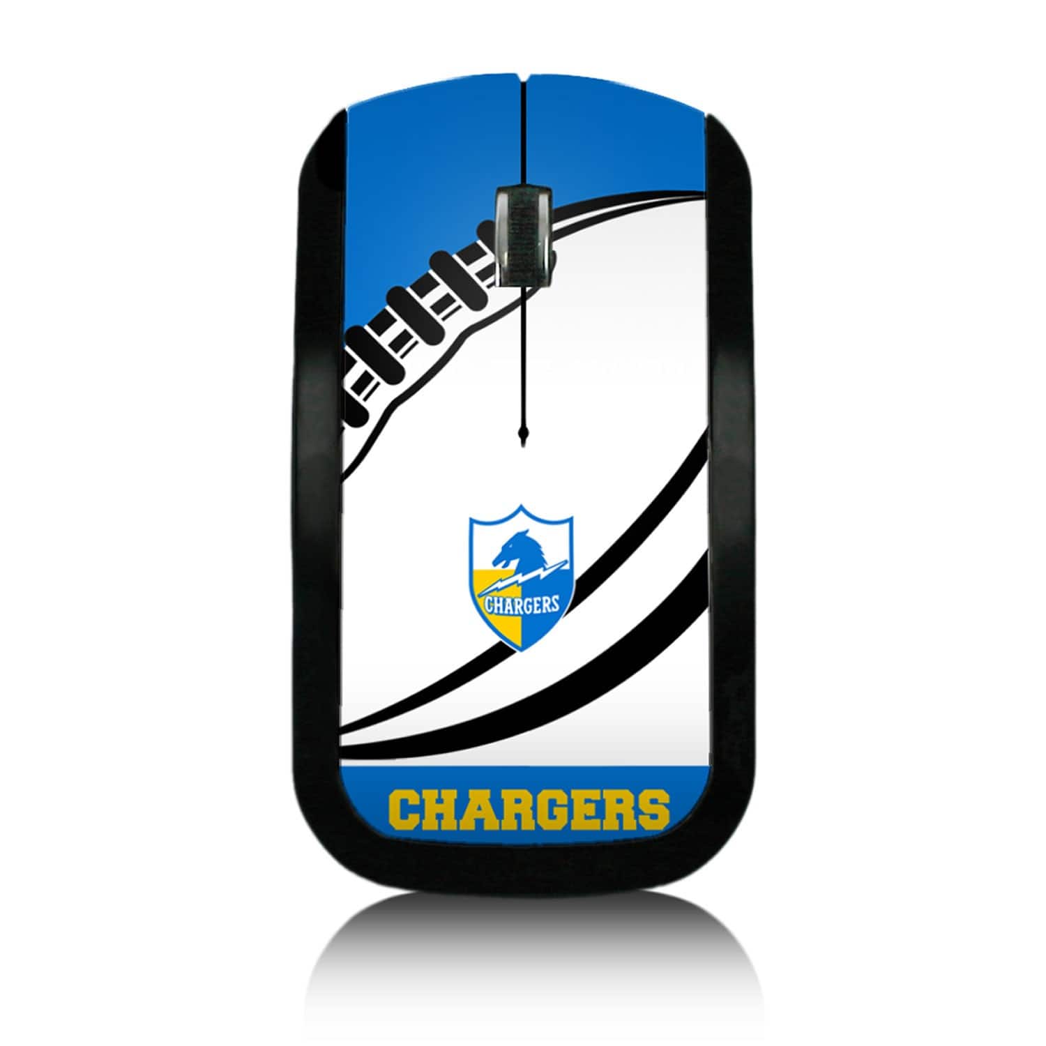 Keyscaper - Los Angeles Chargers Passtime Design Wireless Mouse - Wireless - Multicolor