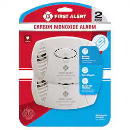 First Alert - Plug-In w/Battery Back-up Electrochemical Carbon Monoxide Detector