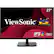 Front. ViewSonic - VA2756-MHD 27" LCD FHD Monitor (DisplayPort VGA, HDMI) - Black.