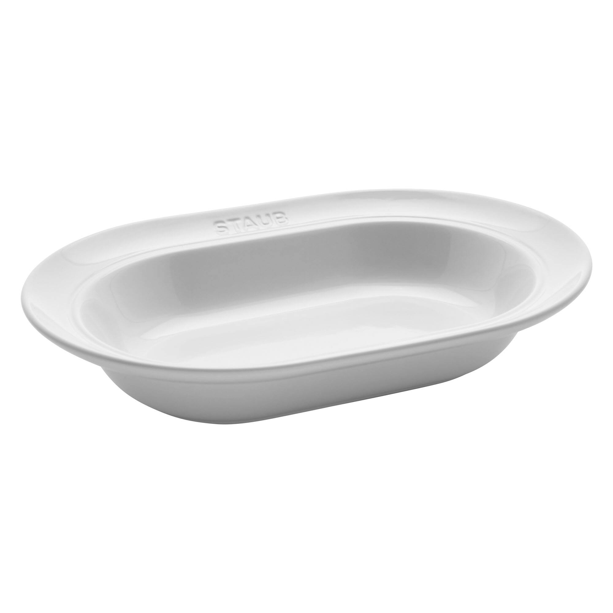 Staub - Ceramic Dinnerware 10-inch Oval Serving Dish - White price history on PriceWatchPro