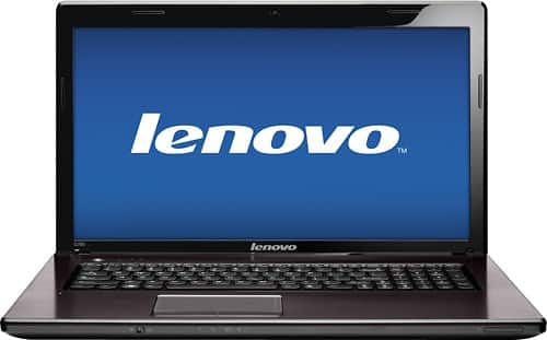 Front Standard. Lenovo - 17.3" Laptop - 6GB Memory - 1TB Hard Drive - Dark Brown.
