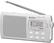 Angle Standard. Sony - Clutch-Style AM/FM/TV/Weatherband Radio - Cream.