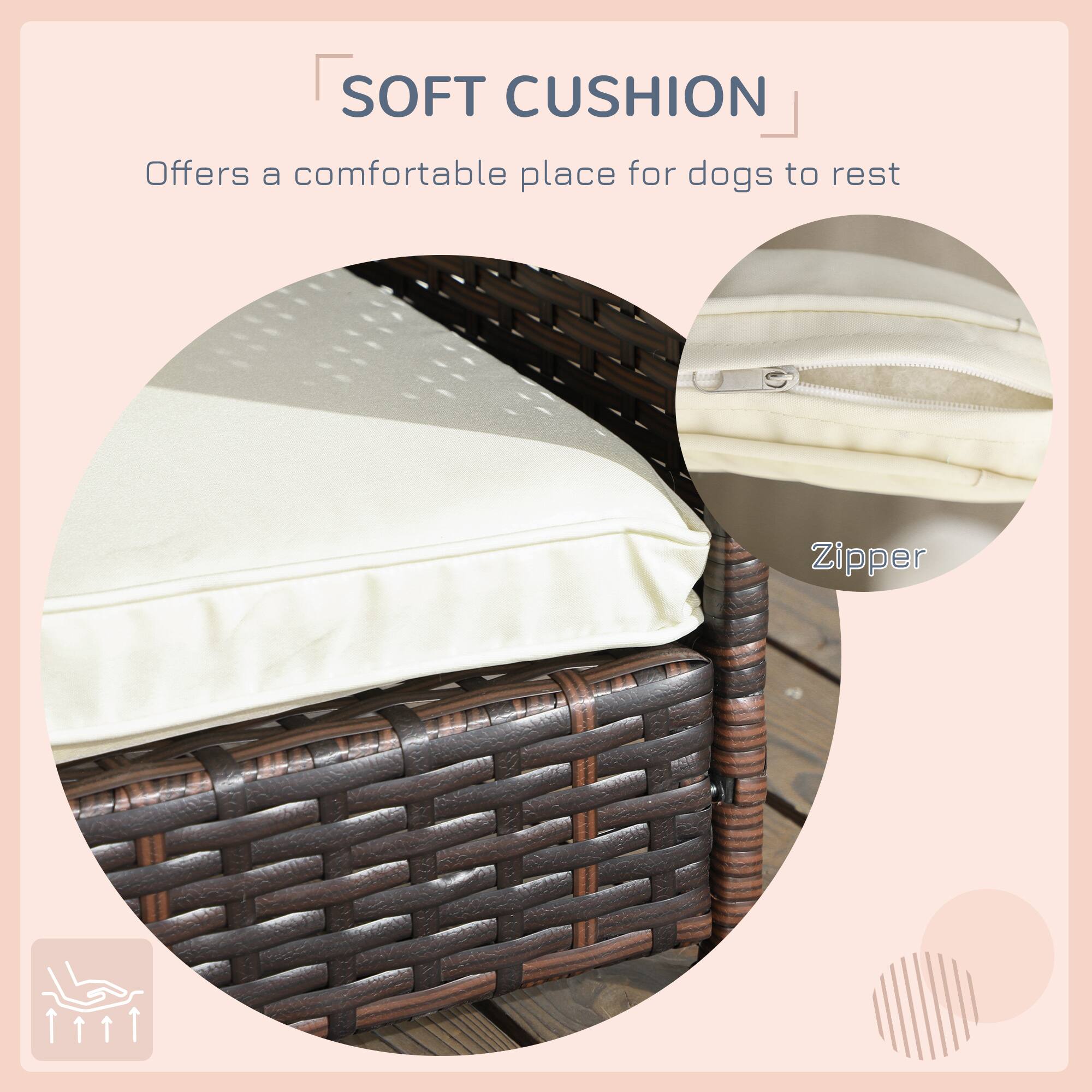 SOFT CUSHION  
Offers a comfortable place for dogs to rest  

Zipper