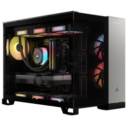 CORSAIR - VENGEANCE i5200 Series Gaming PC - Liquid Cooled Ultra 7 270K Plus - NVIDIA GeForce RTX 5070 - 32GB DDR5 - 2TB SSD - Silver