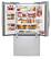 Alt View 16. LG - 24.4 Cu. Ft. French Door Refrigerator with Thru-the-Door Ice and Water - Stainless Steel.