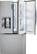Alt View 1. LG - 24.4 Cu. Ft. French Door Refrigerator with Thru-the-Door Ice and Water - Stainless Steel.