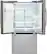 Alt View 2. LG - 24.4 Cu. Ft. French Door Refrigerator with Thru-the-Door Ice and Water - Stainless Steel.