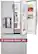 Alt View 5. LG - 24.4 Cu. Ft. French Door Refrigerator with Thru-the-Door Ice and Water - Stainless Steel.