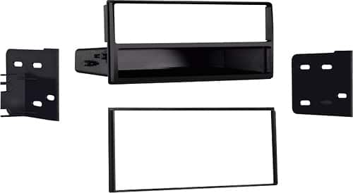 Front. Metra - Dash Kit for Select 2011-2021 Chevrolet NV 1500/2500/3500 Quest City DIN DDIN - Black.