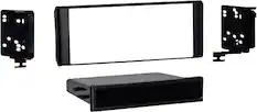 Front. Metra - Dash Kit for Select 2012-2015 Subaru Forester Impreza XV Crosstrek WRX including DIN DDIN - Black.