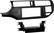 Front. Metra - Dash Kit for Select 2012-2015 Kia Rio DIN - Black.