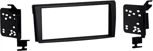 Front. Metra - Dash Kit for Select 2000-2006 Mazda MPV DDIN - Black.