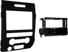 Front. Metra - Dash Kit for Select 2009-2014 Ford F-150 DIN - Black.