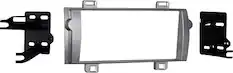 Front. Metra - Dash Kit for Select 2011-2014 Toyota Matrix DDIN - Silver.