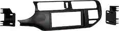 Front. Metra - Dash Kit for Select 2012-2015 Kia Rio DDIN - Charcoal.