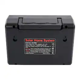 Stock Preferred - Portable Solar Panel Power Storage Generator 18V 12W - Black