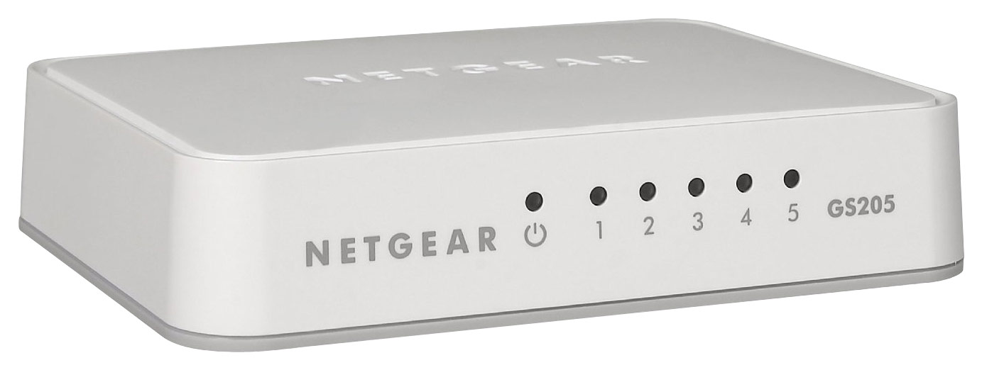 NETGEAR 5-Port Gigabit Ethernet Unmanaged Switch, White