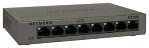 NETGEAR - 8-Port 10/100/1000 Mbps Gigabit Unmanaged Switch - Silver - Front_Zoom