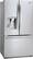 Angle. LG - 24.0 Cu. Ft. Counter-Depth French Door Refrigerator with Thru-the-Door Ice and Water.