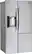 Angle. LG - 26 Cu. Ft. Door-in-Door Side-by-Side Refrigerator with Thru-the-Door Ice and Water - Stainless Steel.