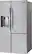 Left. LG - 26 Cu. Ft. Door-in-Door Side-by-Side Refrigerator with Thru-the-Door Ice and Water - Stainless Steel.