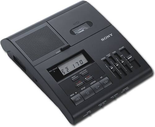 Angle Standard. Sony - Microcassette Desktop Transcribing Machine.