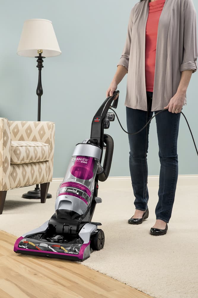 Best Buy: BISSELL CleanView Plus Rewind Bagless Upright Vacuum Sparkle ...