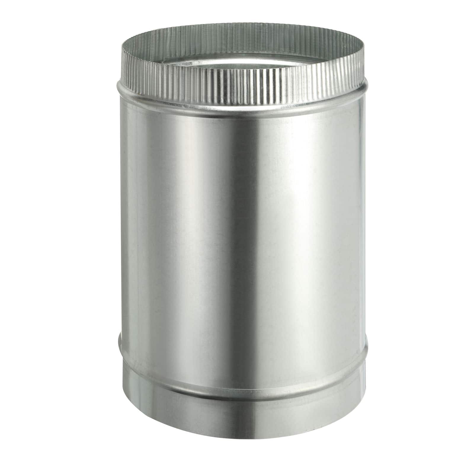Unique Bargains - 8 x 12 Inch Round Dryer Duct, 1pc Galvanized Steel Crimped Straight Air Vent Duct Extension Coupler Pipe Adapter - Silver price history on PriceWatchPro