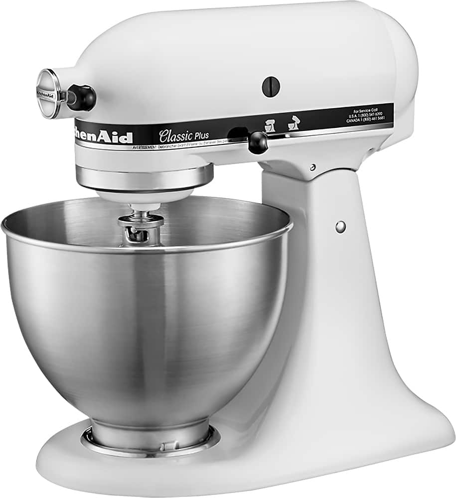 Left. KitchenAid - KSM75WH Classic Stand Mixer.