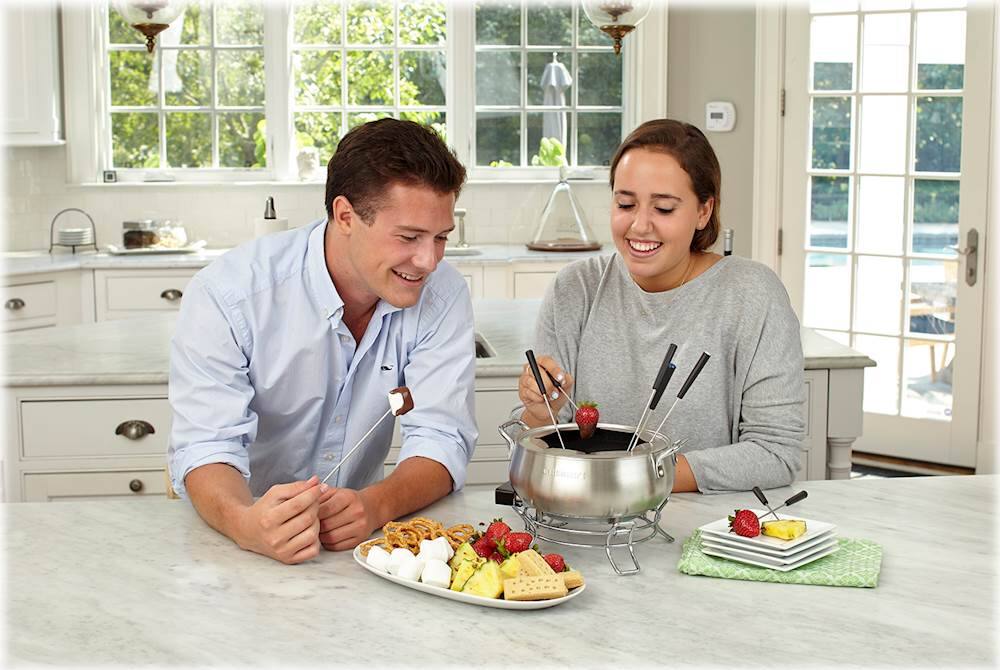 Alt View 14. Cuisinart - Electric Fondue Forks (8-Pack) - Stainless Steel.