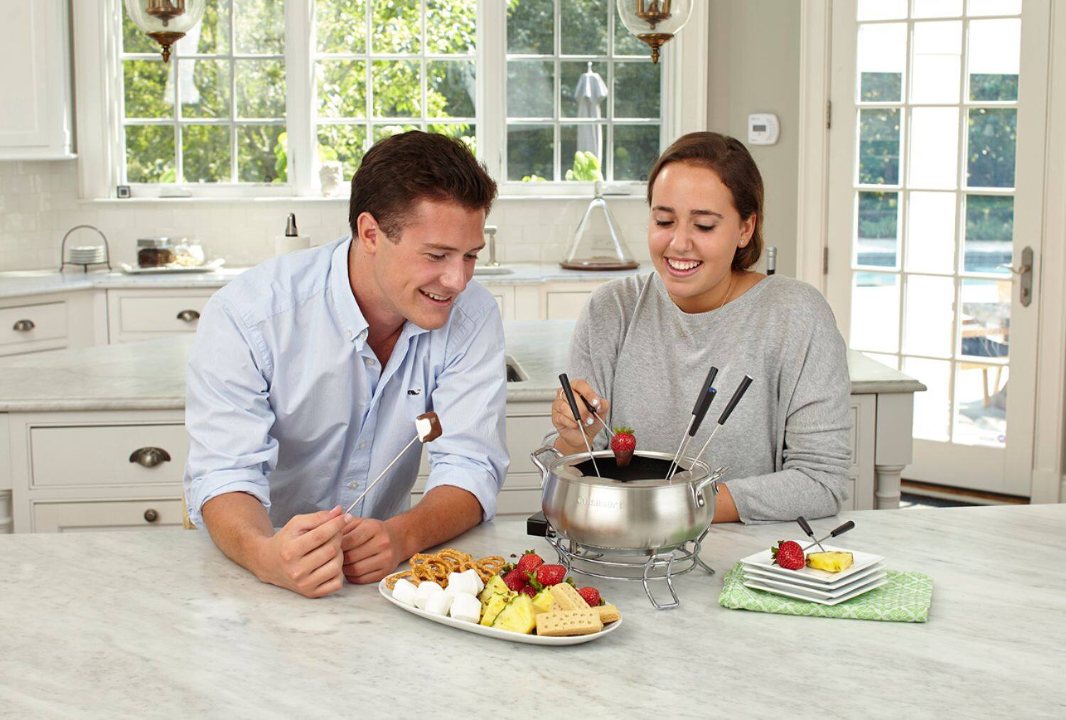 Alt View 18. Cuisinart - Electric Fondue Forks (8-Pack) - Stainless Steel.