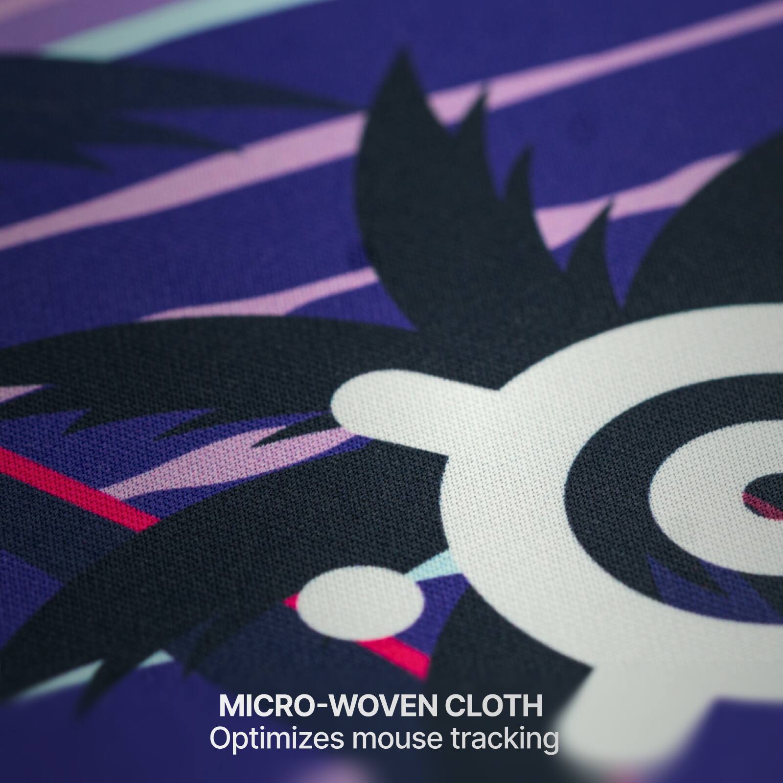 MICRO-WOVEN CLOTH  
Optimizes mouse tracking