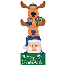 Fan Creations - Buffalo Sabres 31'' Santa Stack Leaner - Multicolor