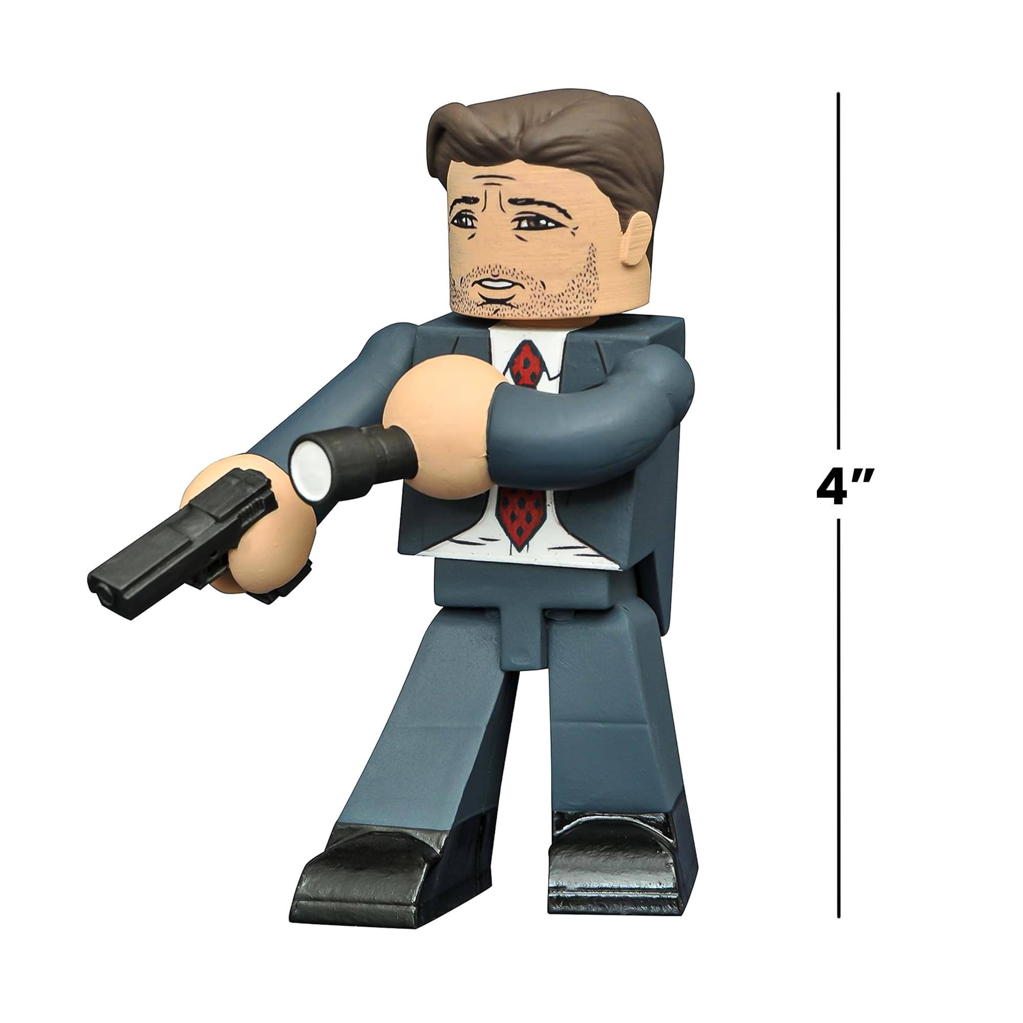 Alt View 2. Diamond Comic - The X-Files (2016): 4" Mulder Vinimate Vinyl Figure.