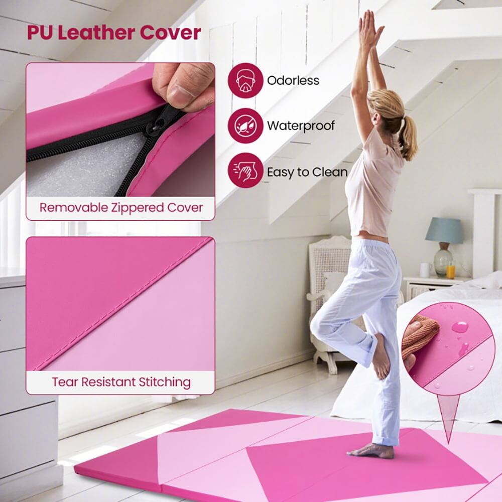 PU Leather Cover  
Odorless  
Waterproof  
Easy to Clean  
Removable Zippered Cover  
Tear Resistant Stitching