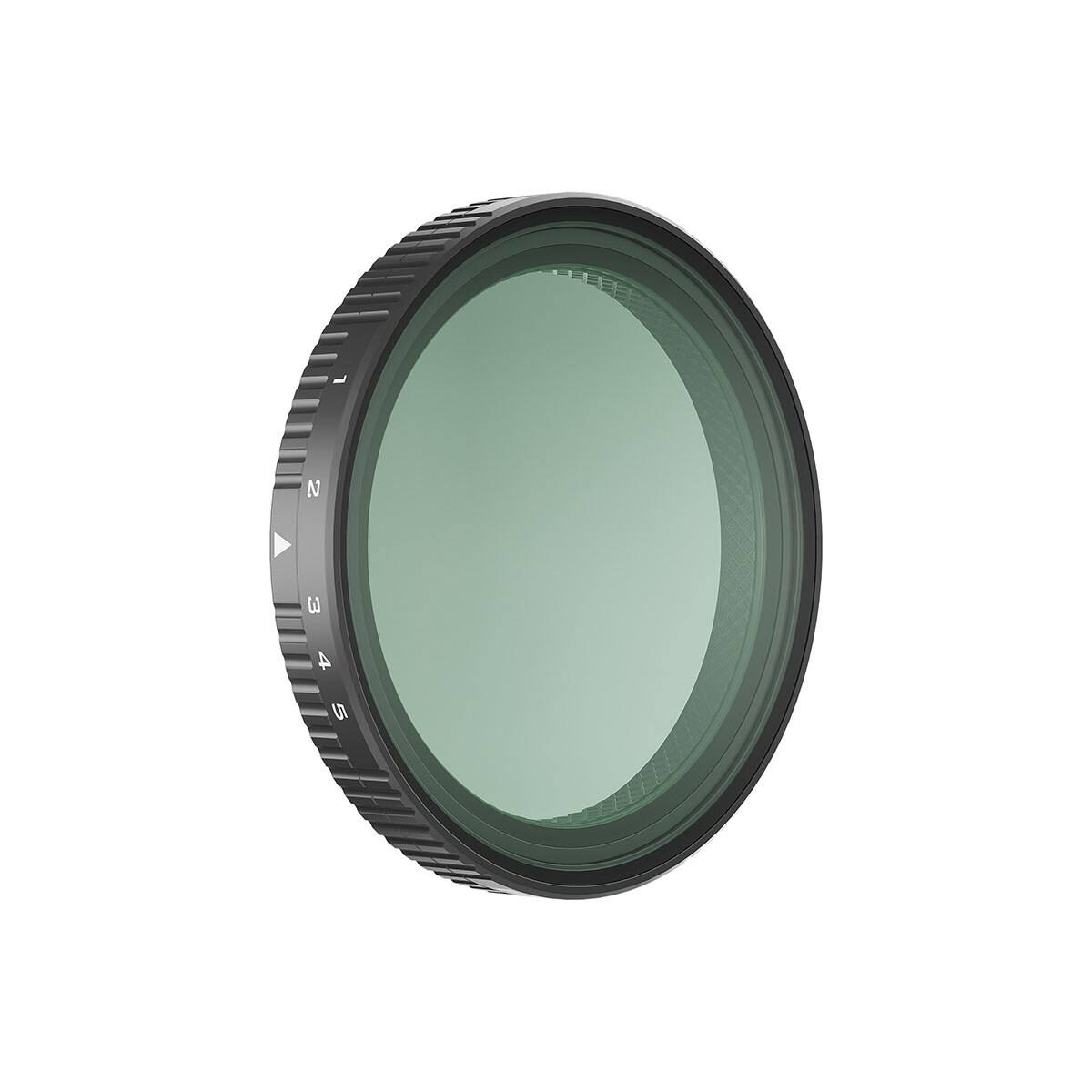 Alt View 1. Freewell - Freewell Variable ND2-ND32 1-5 Stop Filter for DJI Osmo Action 6 Camera - Black.
