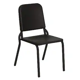 Flash Furniture - HERCULES Polypropylene Stackable Melody Band/Music Chair, 12/Pack - Black