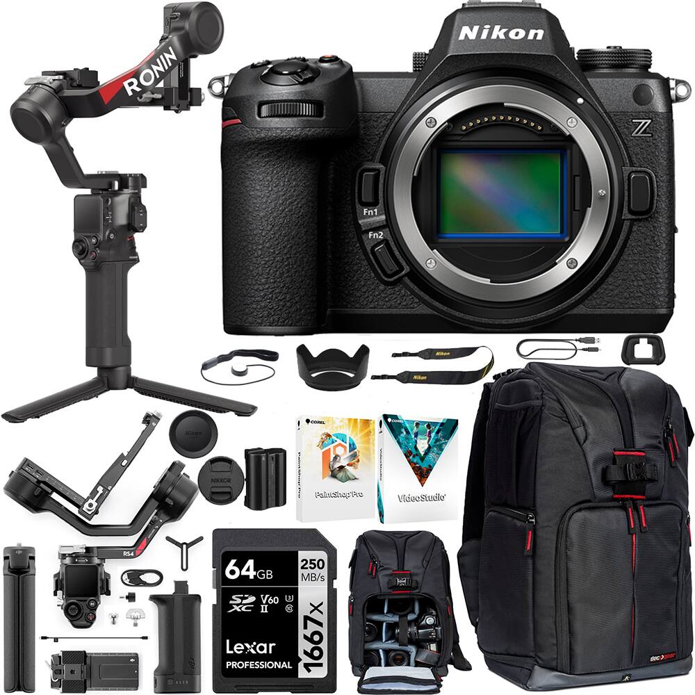 RONIN Nikon Z  
Fn1 Fn2  
VEUEL  
H I aliagAv  
VideoStudio  
4  
64GB  
250 MB/s  
S V60  
U3  
II  
8  
PROFESSIONAL  
Lexar  
1667x