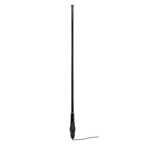 Angle. Midland - MXT 6.6dB Heavy Duty Bull Bar Antenna with Spring Base and Cable - Highland Tall - Black.