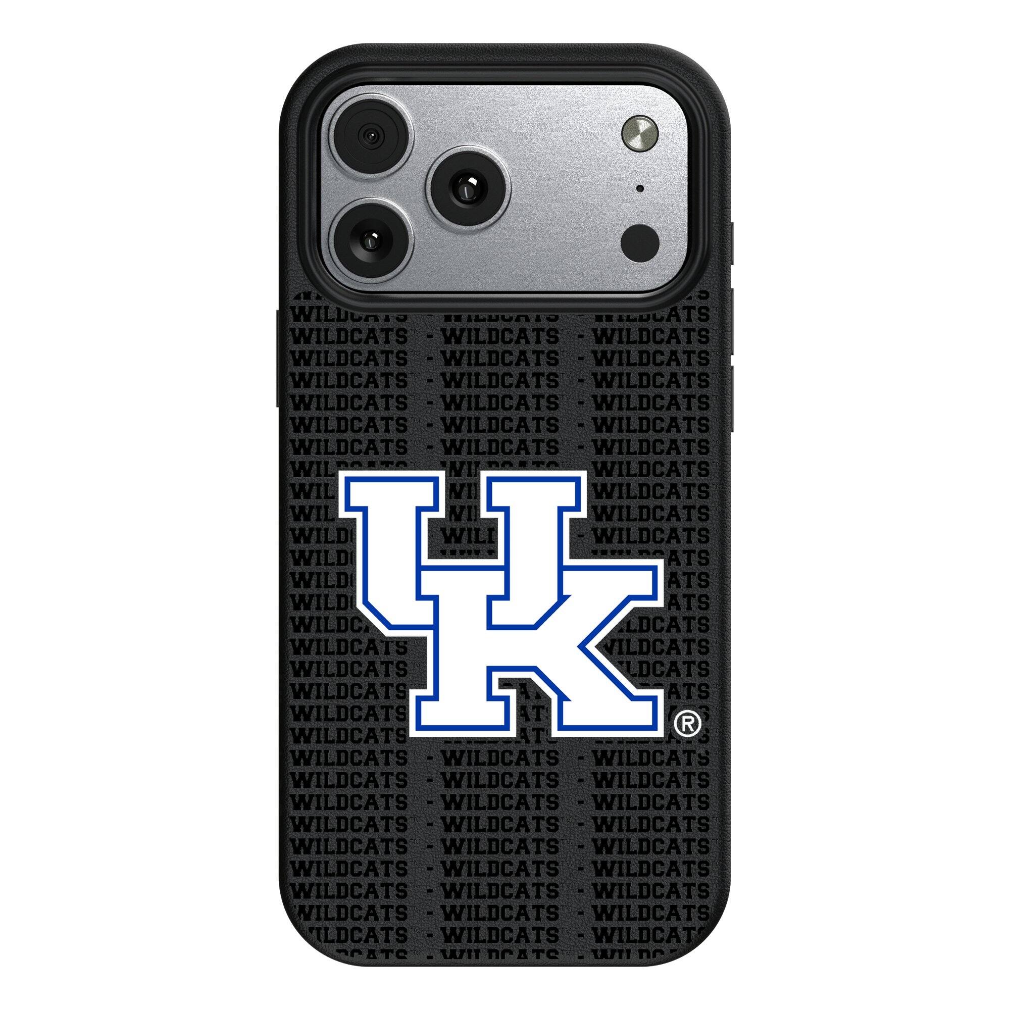 Keyscaper - NCAA - Kentucky Wildcats Primary Logo iPhone Magnetic Bump Case - 15 - Black
