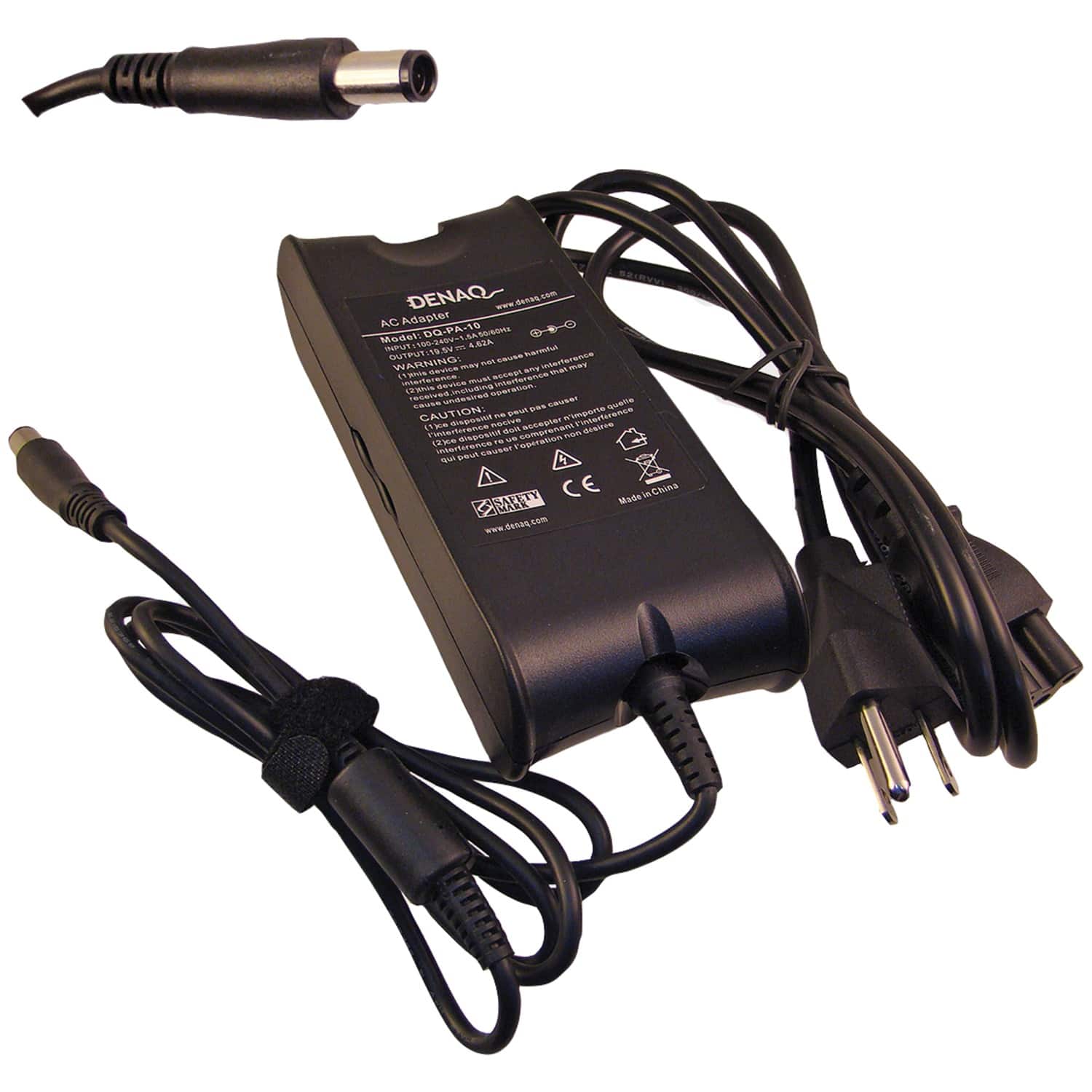 DENAQ - Dq-pa-10-7450 19.5-volt Dq-pa-10-7450 Replacement Ac Adapter For Dell Laptops