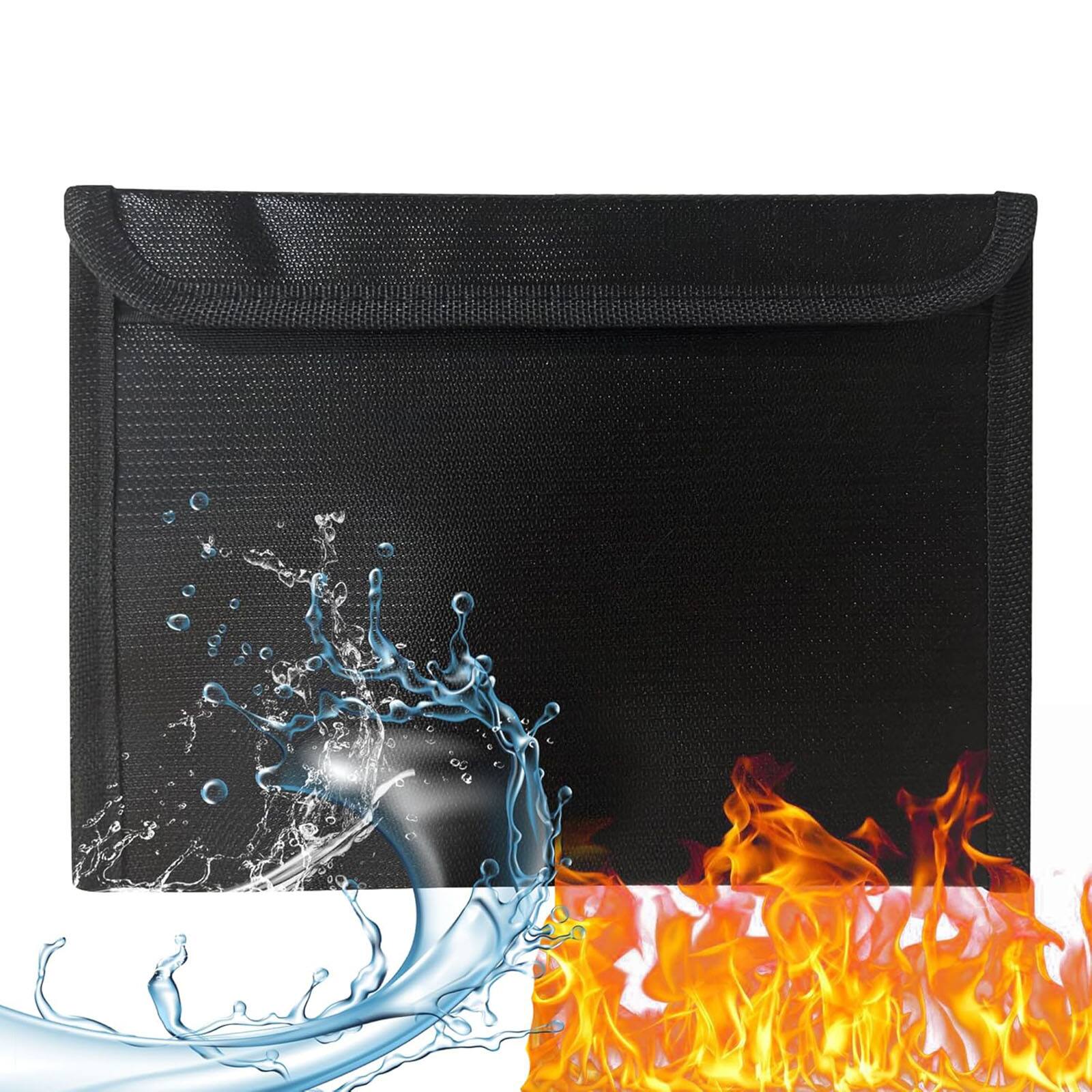 Alt View 5. Chateau Abodes - Large Fireproof Home Safe with Waterproof Bag, Electronic Keypad & Spare Key, Smart Alert & Removable Shelf - 3.0 Cubic.