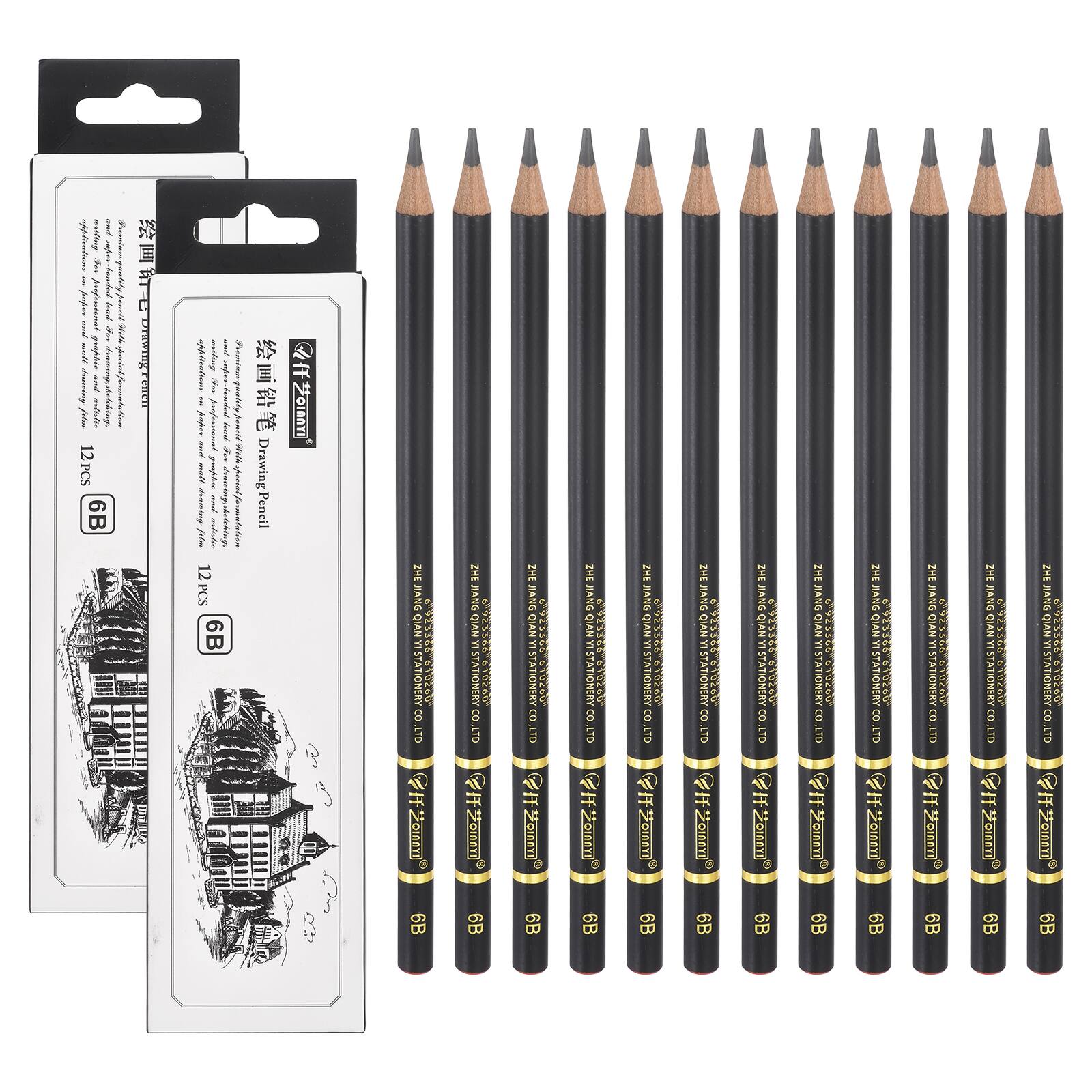 12 PCS 6B Drawing Pencil  
THE JIANG QIANYISTATIONERY CO., LTD  
THE JIANG QIANYISTATIONERY CO., LTD  
THE JIANG QIANYISTATIONERY CO., LTD  
THE JIANG QIANYISTATIONERY CO., LTD  
THE JIANG QIANYISTATIONERY CO., LTD  
THE JIANG QIANYISTATIONERY CO., LTD  
THE JIANG QIANYISTATIONERY CO., LTD  
THE JIANG QIANYISTATIONERY CO., LTD  
THE JIANG QIANYISTATIONERY CO., LTD  
THE JIANG QIANYISTATIONERY CO., LTD  
THE JIANG QIANYISTATIONERY CO., LTD  
THE JIANG QIANYISTATIONERY CO., LTD