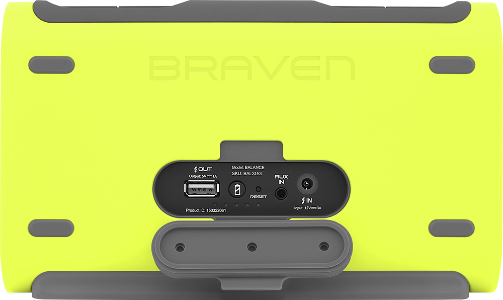 Best Buy: BRAVEN Balance Portable Bluetooth Speaker Periwinkle Purple/Gray  BALPGG