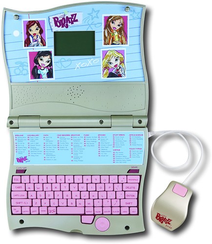 Details about   Bratz Cyber Style Learning Laptop Spelling Grammar Games 2006 MGA Entertainment 