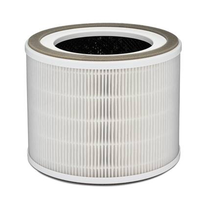 Front. CRANE - Crane EE-5077 Air Purifier Replacement HEPA Filter - White.