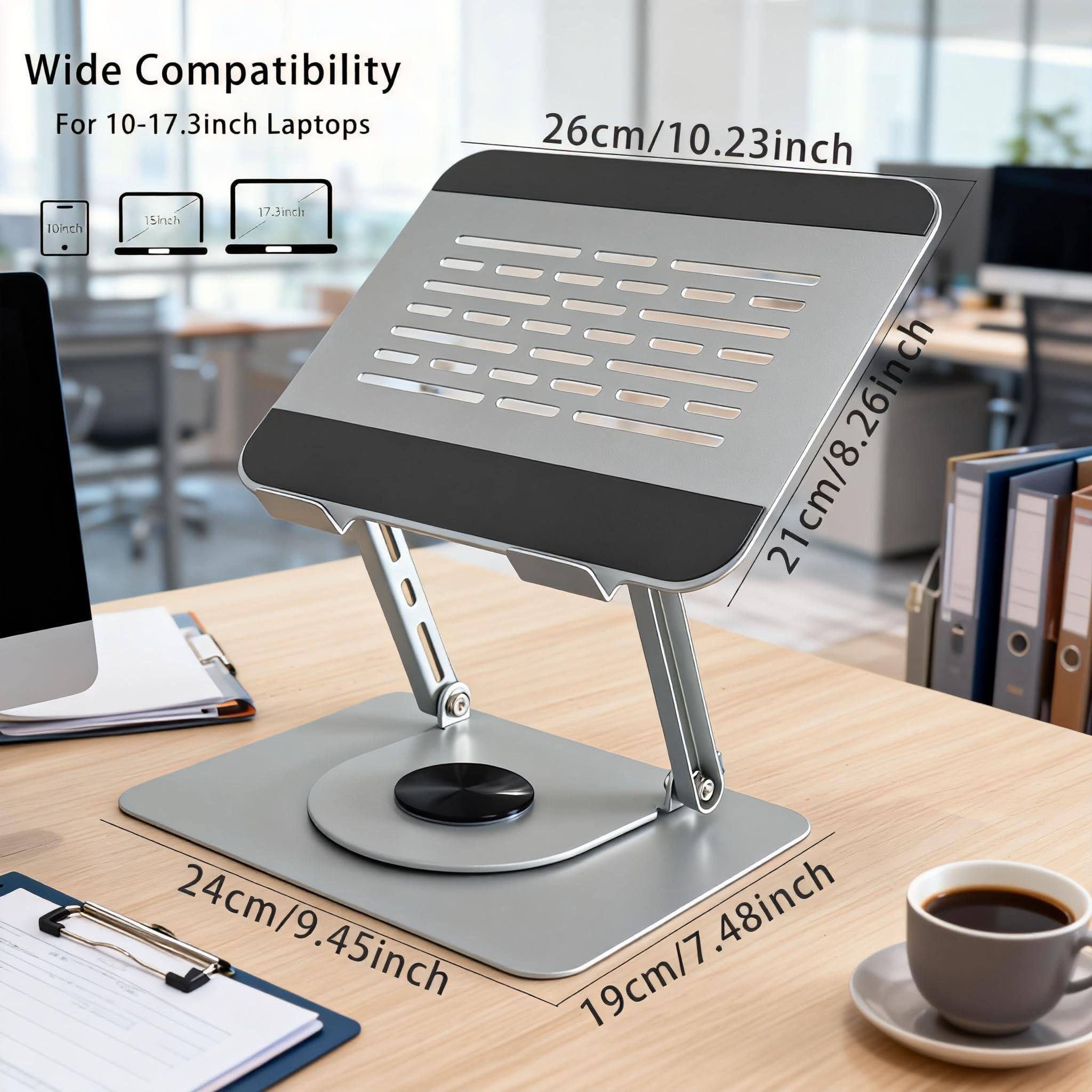 Wide Compatibility  
For 10-17.3inch Laptops  

10inch  
15inch  
17.3inch  

26cm/10.23inch  
21cm/8.26inch  
24cm/9.45inch  
19cm/7.48inch  
21cm/8.26inch  
19cm/7.48inch