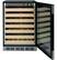 Alt View 11. GE - Profile 57-Bottle Wine Cellar - Stainless (with black case).