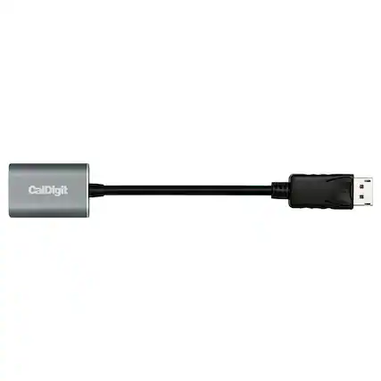 Front. CalDigit - CalDigit DisplayPort 1.2 Male to 4K HDMI 2.0 Female Active Adapter.