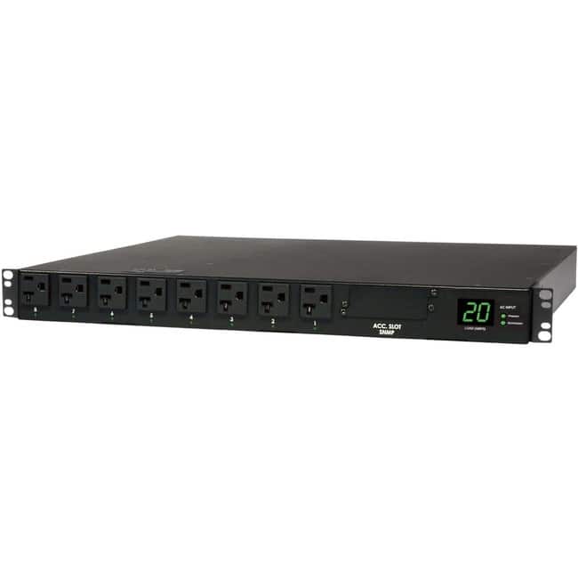 Tripp Lite - by Eaton PDU 1.9kW Single-Phase Local Metered Automatic Transfer Switch PDU 2 120V L5-20P / 5-20P Inputs 16 - Unknown